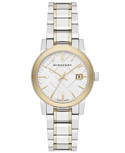 burberry 34mm watch two tone|Watch, Women's Swiss Two.